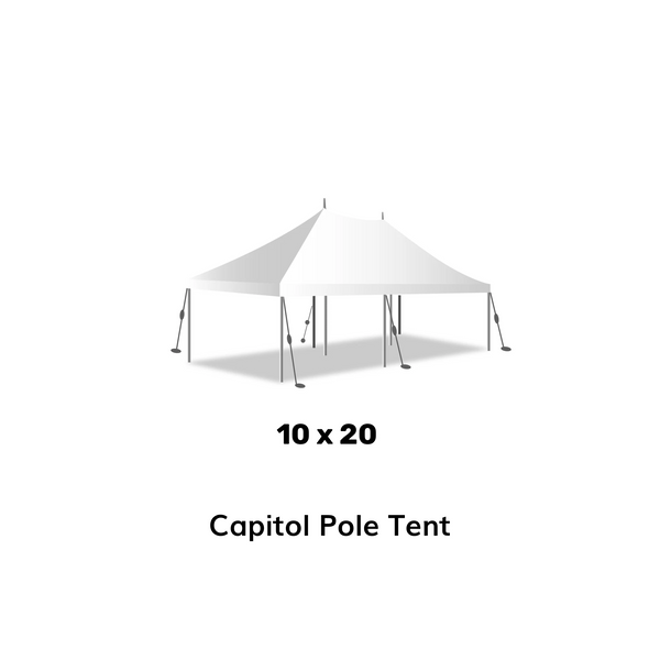 10x20 Pole Tent