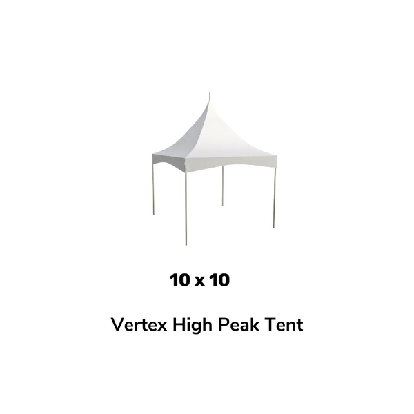 10x10 Vertex High Peak Tent